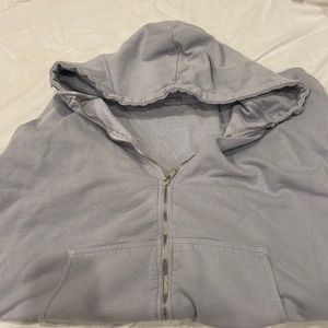 Light blue brandy Melville zip up